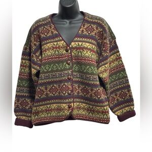 Vintage Canary Island Faire Isle Women's Sweater